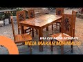 MEJA MAKAN MINIMALIS JATI MURAH BANGET!||FURNITUREJEPARA