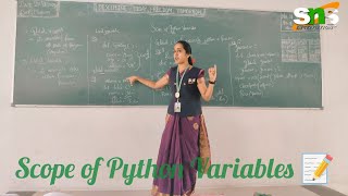 Scope of Python Variables | OOPS with Python Programming | SNS INSTITUTIONS
