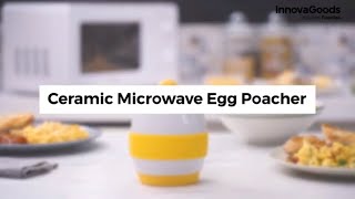 InnovaGoods Kitchen Foodies Ceramic Microwave Egg Poacher