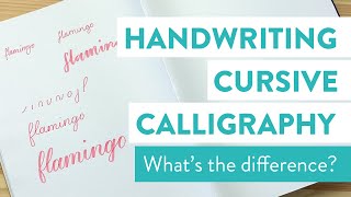 Handwriting, Cursive and Calligraphy | What's the difference?