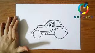 🔴How to Draw a Sprint Car | كيفية رسم سيارة سبرينت