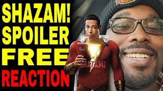 Shazam Reaction (SURPRISE APPEARANCE: Zachary Levi and Asher Angel)