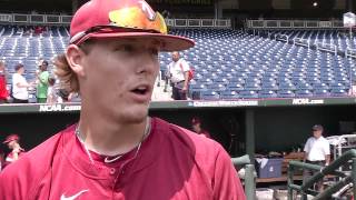 BA Prospect Focus at the College World Series with Arkansas' Ryne Stanek