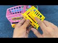 8 minutes satisfying with unboxing cute pink refrigerator cash register playset asmr review toys