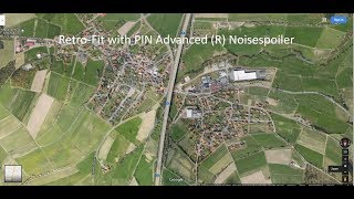 PIN Noisespoiler (R) Advanced: Retro-fit of noise barrier wall - up to minus 8 dB