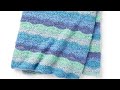 Crochet Blue Waves Anniversary Cakes Blanket | EASY | The Crochet Crowd