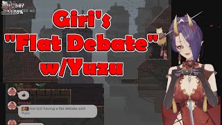 @onigirien's "Flat Debate" w/Yuzu #vtuber #clips