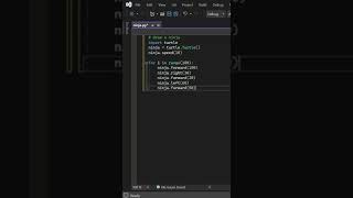 Draw a Ninja Design Using Python Turtle 🐢 😀 #python #easy #pythonprogramming #jeydurgasshre #short