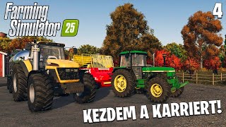 FARMING SIMULATOR 25 LIVE #4 - Indulhat a karrier! Korai hozzáférést kaptam!