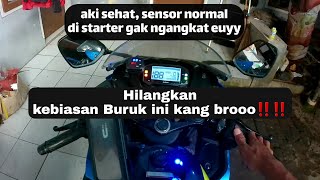 GSX di starter nahan ❓❓ kebiasan tangki bbm hampir kosong ini bikin fuelpump cepat rusak ‼️‼️