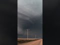 INCREDIBLE supercell thunderstorm structure over Kansas!