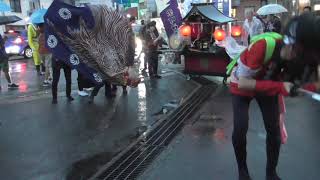 新潟市秋葉区 栄町神楽 20190819　堀出神社　宮上り Sakaemachi Kagura