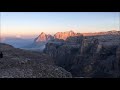 alba sul sella dolomiti.