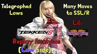 Tekken King Lili Replay Analysis (Side steps, punishes, ducks)