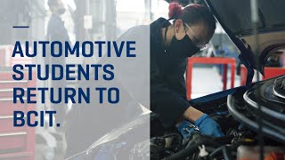 Automotive students return to BCIT