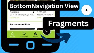 BottomNavigationView with Fragments - Android Studio Tutorial