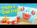 Crafts for kids - Crab on the beach