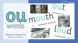 ou Words | Blending for Reading | Phonics Phase 5a