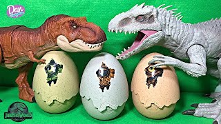 Hatch new Dinosaur Eggs with Jurassic World Dinosaurs! Part 7 #shorts