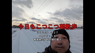 年末まであと少し！「今日もコツコツ朝散歩。」【えびてつチャンネル】