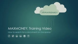 MAXMONEY - How to search for a document on DocSpace - Detail