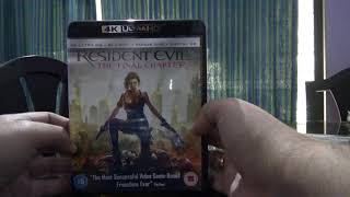 Resident Evil   The Final Chapter 4K UHD + BD + Digital Copy Set