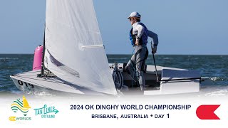 Highlights from the 2024 OK Dinghy World Championship Day 1