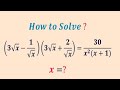 A  awesome mathematics problem | Olympiad Question | can you solve this  problem | x=?