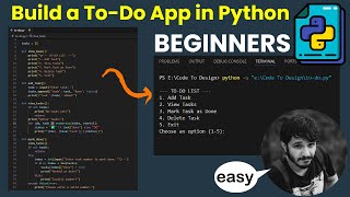 Build a To-Do List App in Python – Step-by-Step for Beginners #python #coding #programming