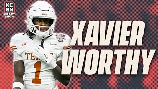 BREAKING: Chiefs Draft WR XAVIER WORTHY 🔥 | HIGHLIGHTS of Patrick Mahomes' new weapon 👀