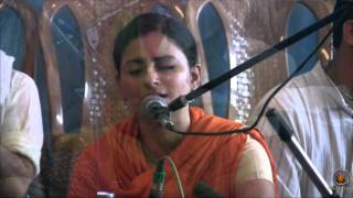 Rupa Manjari devi dasi at Kirtan Mela Mayapur 2015 Day 3 - Mayapur TV.