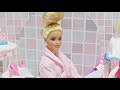 barbie bubbling shower bathroom playset unboxing बुलबुला स्नान बाथरूम chuveiro bolha