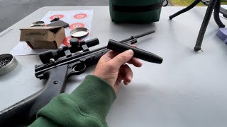 Crosman Drifter with Buck Rail 2240 silencer test