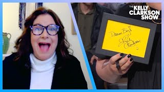 Kelly Surprises Viral TikToker With An Autograph For Her Celebrity Quilt Collection