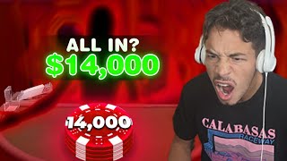 THE MOST INSANE FIRST PERSON BLACKJACK SESSION OF ALL TIME...