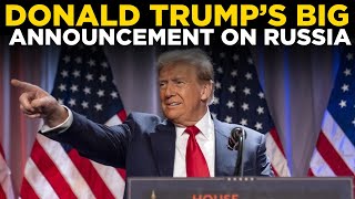 Donald Trump Interview LIVE | Donald Trump's Big Announcement LIVE | US News LIVE | Trump LIVE