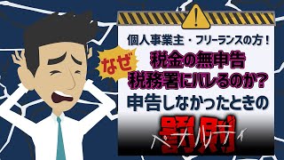 【税金の無申告バレる？】なぜ税務署にバレるのか？申告しなかったときの恐ろしいペナルティー『罰則』は？【税理士が徹底解説】