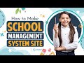 How to Make School Management System Website in WordPress | School Management Website kaise banaye