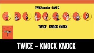 [Karaoke + THAISUB/ซับไทย] TWICE - KNOCK KNOCK