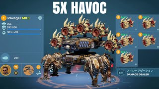 [WR] Fatal Havoc Ravager Gameplay | War Robots