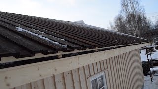 🔴 26/35: Building a Post and Beam Garage - Wooden Roof