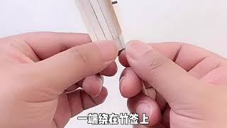 用纸做把缩小版的雨伞，和常用的效果一样，来看下是怎么做的？