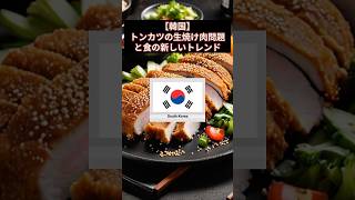 【韓国】トンカツの生焼け肉問題と食の新しいトレンド #トンカツ #食の安全 #寄生虫 #韓国グルメ #韓国ニュース