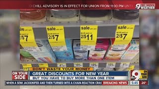 Great discounts for new year, but pay attention to bundled sales