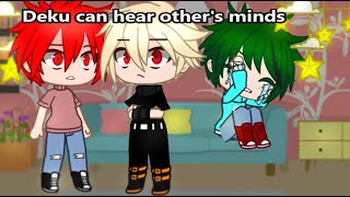 || Deku can hear others Minds?! || OLD || Short || MHA/BNHA ||BkDk|| not og ||