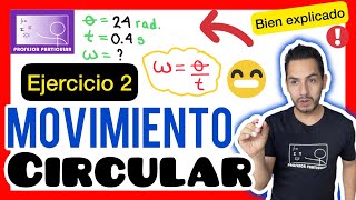 Movimiento CIRCULAR (Ejercicio 2) | Facilísimo 😎​🫵​💯| Física