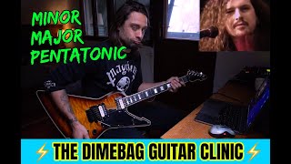 PanterA 🔥 Dimebag Guitar Clinic 🎸 DIMEBAG MINOR MAJOR PENTATONIC LICKS ⚡ Playthrough by Attila Voros