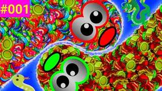 #009 🐍 WORMATE ZONE.IO | Rắn Săn Mồi BIGGEST SNAKE | Epic Worms ZoneBest Gameplay | Worm game play