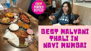 Best Malvani Thali in Navi Mumbai😎|Ratnakokan|Chicken Thali|Surmai Fish Thali|Prawns Koliwada