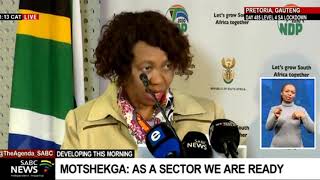 Reopening of Schools I Basic Education Minister, Angie Motshekga gives update